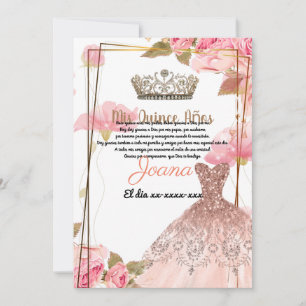 Quince años  einladung