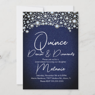 Quince Denim Diamonds Gem Diamonds verkauft Einladung