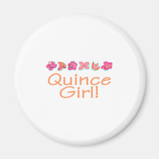 Quince Girl (pfirsichfarben) Magnet