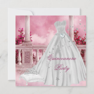 Quinceanera 15. 15 Geburtstagsparty Tiara Einladung