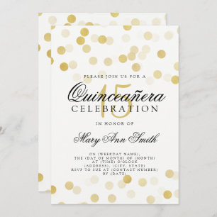 Quinceanera 15. einladung