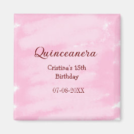 Quinceanera anos 15. Geburtstag hinzufügen Namen T Magnet