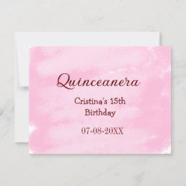 Quinceanera anos 15. Geburtstag hinzufügen Namen T Postkarte