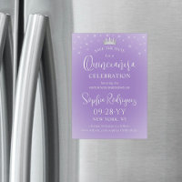 Quinceañera Bewahr den Termin Elegant Lila Violett
