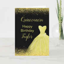 Quinceanera Bright Yellow Dress Imitate Glitzer