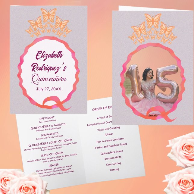 Quinceanera Butterflies Tiara Crown Squiggle Programm (Von Creator hochgeladen)