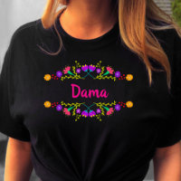 Quinceanera Dama Mexican Fiesta Black Birthday