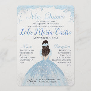 QUINCEANERA EINLADUNG