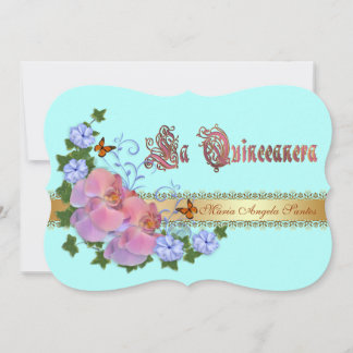 Quinceanera Einladung 15. Geburtstag elegant