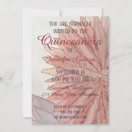 Quinceanera Einladung 15. Geburtstagsparty