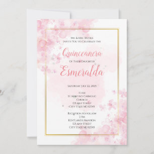 Quinceañera-Einladung, Sweet 15 Einladung