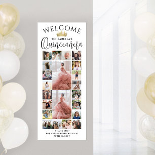 Quinceañera-Foto-Collage 15. Geburtstags-Empfang Poster