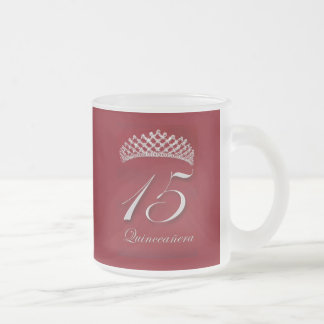 Quinceañera für den 15. Geburtstag Mattglastasse