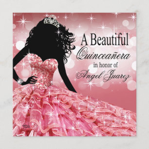 Quinceanera Glitzer Ball Gown   rosane Einladung