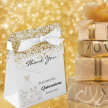 Quinceanera Gold Kleid Vielen Dank