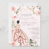 Quinceanera Hübsch in Pink Schöner Pinsel 15 Tage