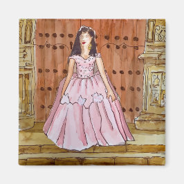 Quinceañera in Santo Domingo, Oaxaca Magnet