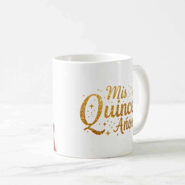 Quinceañera Kaffeetasse (VorderseiteRechts)