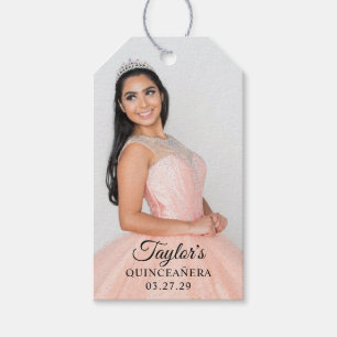 Quinceanera-Kleid Foto Geschenkanhänger