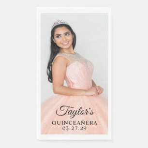 Quinceanera-Kleid Foto Serviette