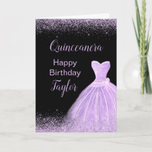 Quinceanera Light Lila Dress Imitate Glitzer