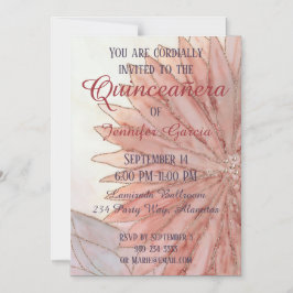 Quinceanera Magnetic 15. Geburtstagsparty Magneteinladung