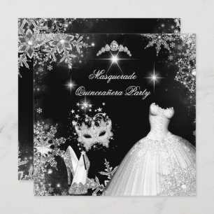 Quinceanera Masquerade Magische Prinzessin Einladung