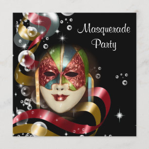 Quinceanera Masquerade Maske PERSONALISIEREN Einladung
