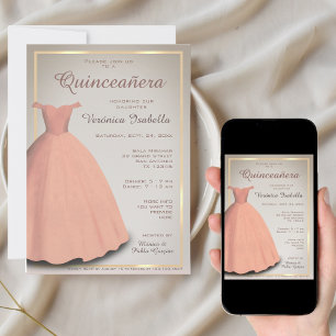 Quinceañera meine fünfzehn Feier Einladung