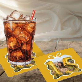 Quinceanera Modern Ribbon-Foto Untersetzer