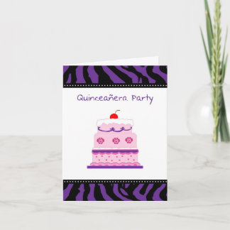 Quinceanera-Party Einladung