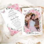Quinceañera Pink Princess Butterflies Foto Einladung<br><div class="desc">Personalisieren Sie diese schöne quinceañera-Einladung mit eigener Formulierung einfach und schnell,  einfach die Taste anpassen,  um den Stil und die Platzierung des Textes weiter zu ordnen und zu formatieren. Passende Artikel im Shop erhältlich! c) Das glückliche Cat Studio</div>