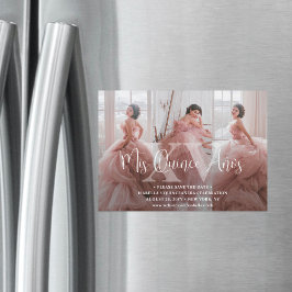 Quinceañera Save the Date 3 Foto Collage Mis XV Magneteinladung
