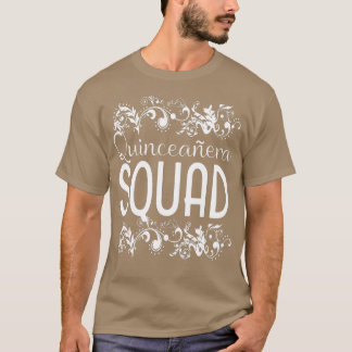 Quinceanera Squad Geburtstag 15. 15 15 Bestie T-Shirt