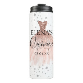 Quinceañera Thermal Tumbler Gefallen Personalisier Thermosbecher