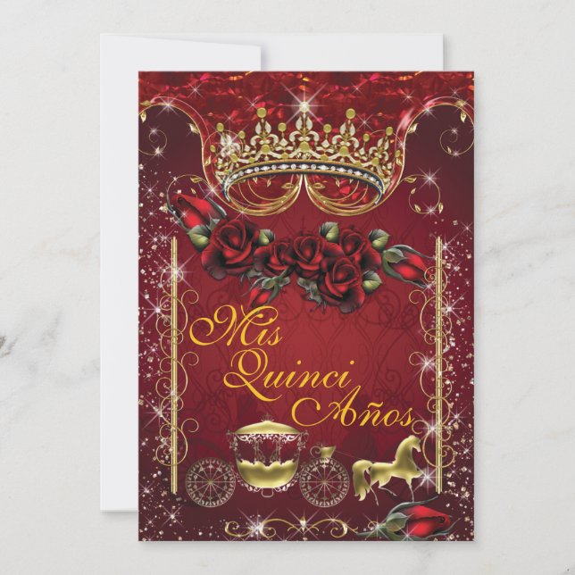 Quinceañera und Party Einladungen des Bonbon-16 (Vorderseite)