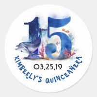 Quinceañera Unterhalb des Meeres 15. Geburtstag