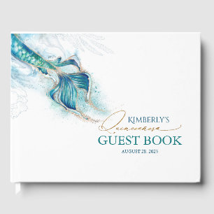 Quinceanera Unterhalb des Sea Guest Book Gästebuch