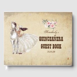 Quinceanera Western Country Gästebuch