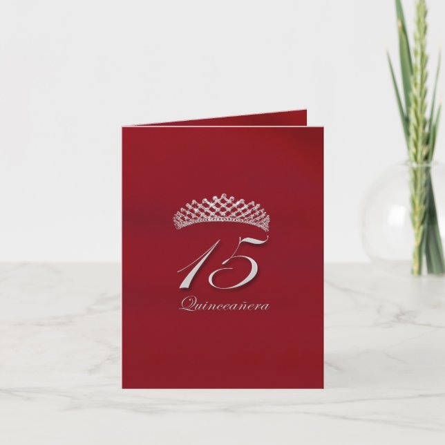 Quinceañera zum 15. Geburtstag Einladung (Vorderseite)