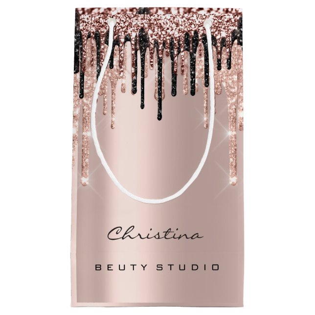 Quinceañeras Sweet 16. Bridal Wedding Kosmetik Kleine Geschenktüte (Vorderseite)