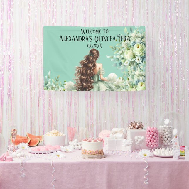 Quinceñera, 15. Geburtstagsfeier Banner (Party)