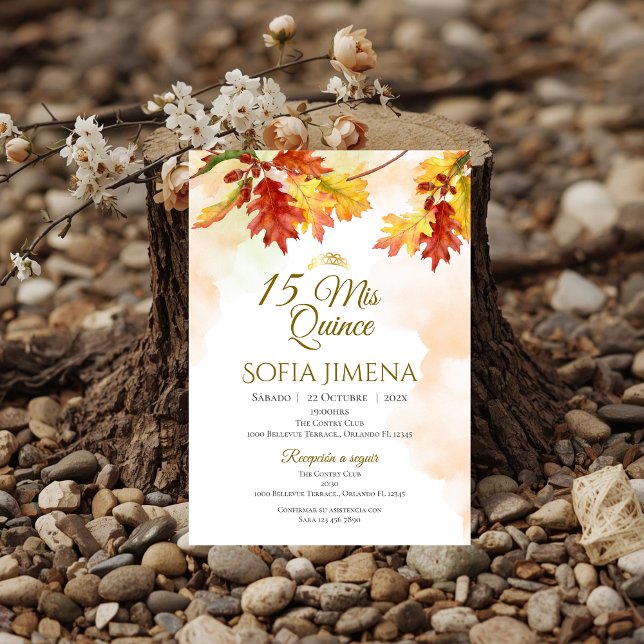 Quincenera Einladung in Spanisch Boho (Von Creator hochgeladen)