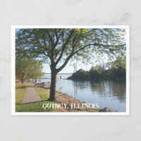 Quincy, Illinois, am Mississippi River