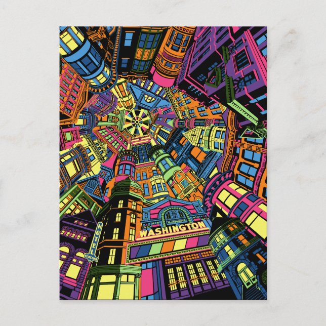 Quincy Illinois Historic District Postcard Postkarte (Vorderseite)