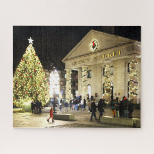Quincy Market Holiday Lights, Boston Puzzle
