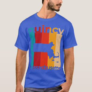 Quincy Massachusetts Retro T-Shirt