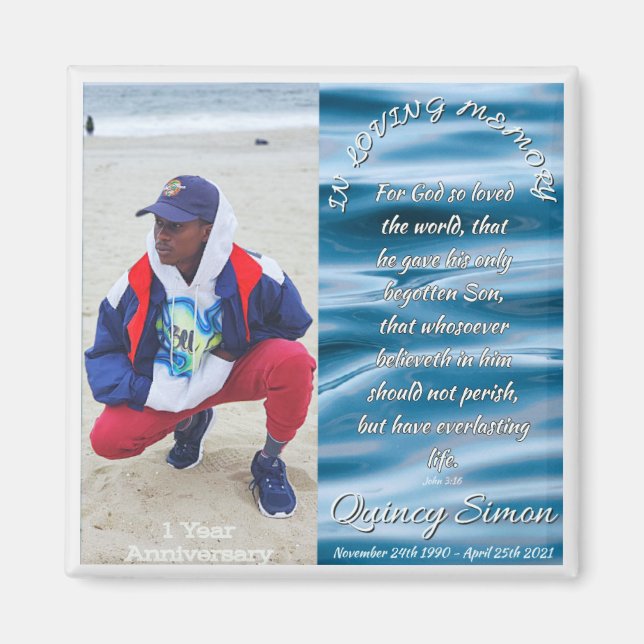 Quincy Memorial Magnet (Vorne)