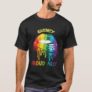 Quincy Stolz Verbündeter Lgbtq Massachusetts Pride T-Shirt