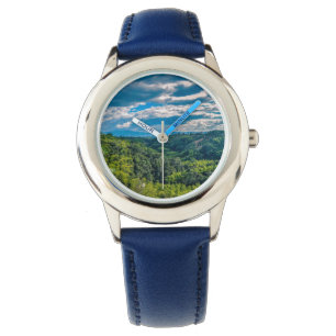 Quindio Armenia Kolumbien Nature Green Blue Sky Armbanduhr